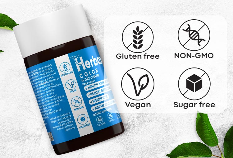 Gluten-free, Non-GMO, Vegan, Sugar-free